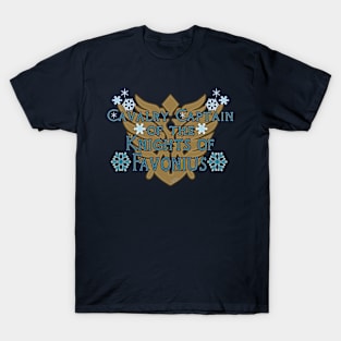 Cavalry Captain of The Knights of Favonius T-Shirt